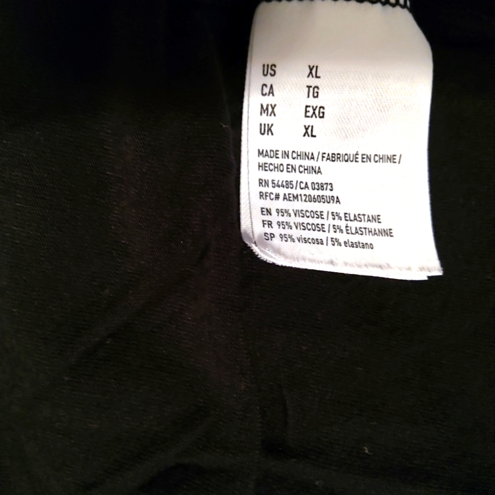 AMERICAN EAGLE Sexy Tee Black XL - Picture 6 of 14